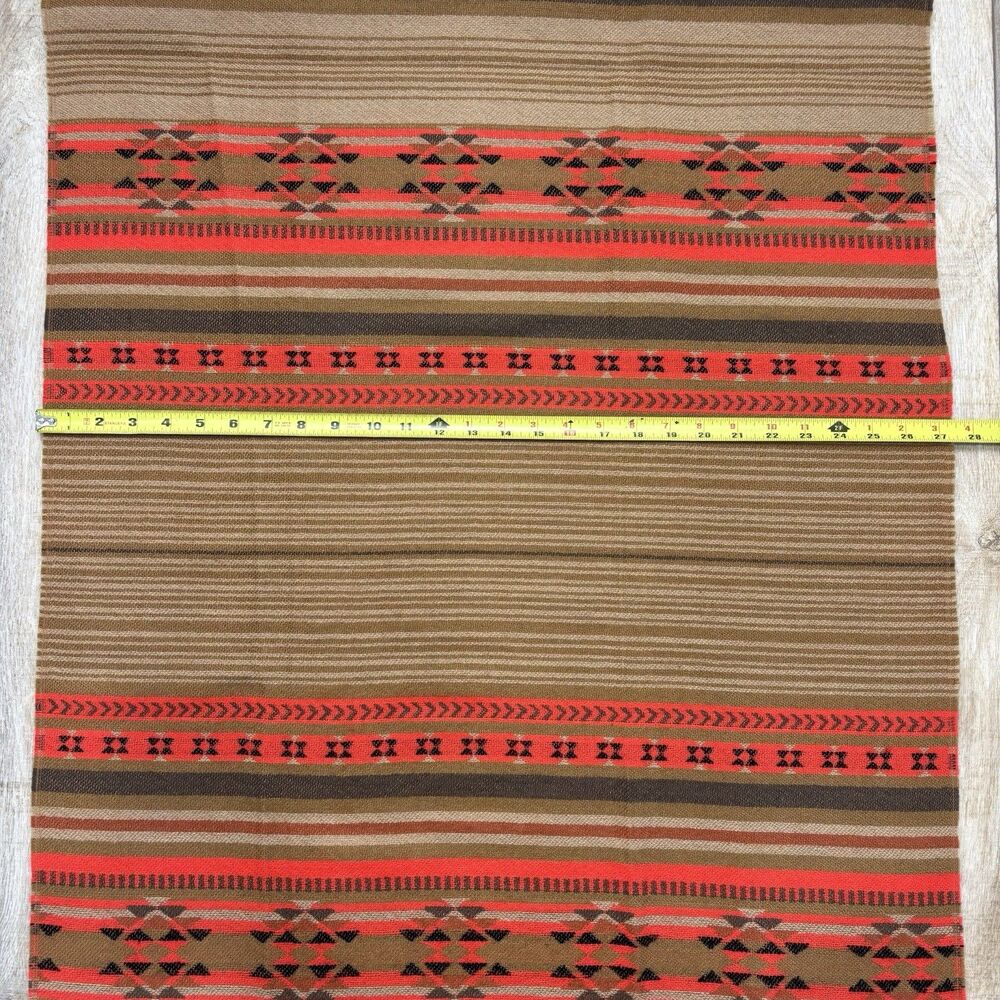 H&M Scarf Shawl Aztec Cowboy Boho Western Oversized Fringe Cozy Festival Rodeo - Picture 7 of 10